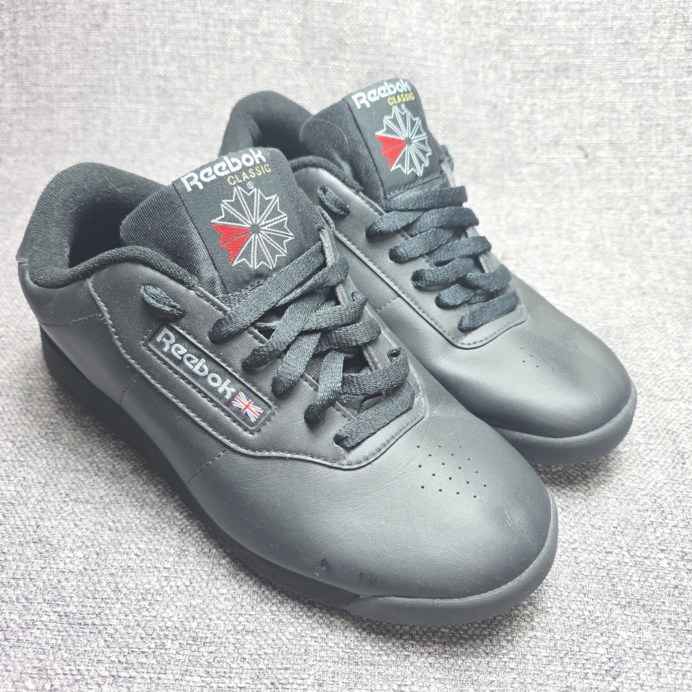 Reebok Classic Lace Up Mens US 8 UK 5.5 EUR 38.5 Black Sneakers Shoes 1Y3501